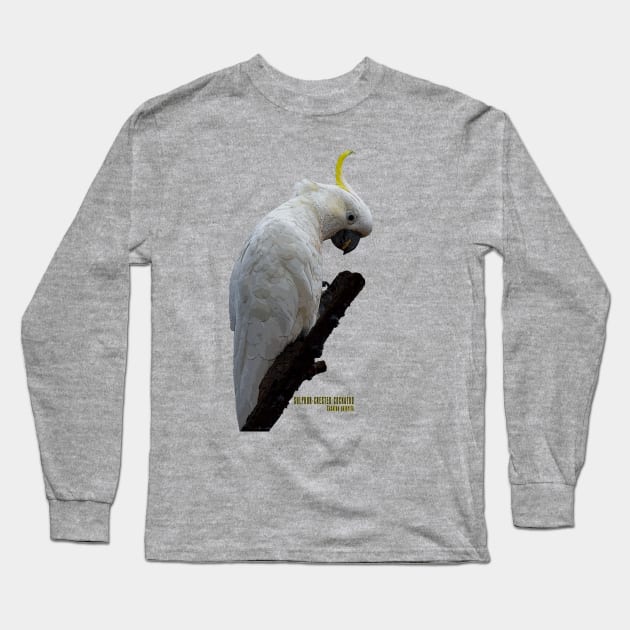 Sulphur-crested Cockatoo_01C Long Sleeve T-Shirt by seadogprints